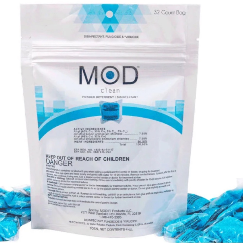 MOD Clean Powder Pods 32 Count Bag
